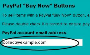 Enter your PayPal account information on the Personal Details page.